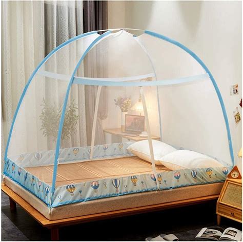 Fghchmy Mosquito Nets Spacious Folding Mosquito Net Double Entrance