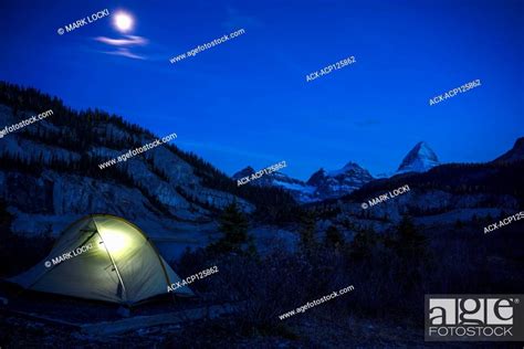 Camping At Og Lake Assiniboine Provincial Park British Columbia