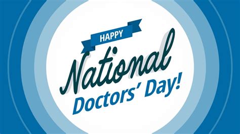 1991 was the year when it was established. Happy National Doctors' Day 2020 - Medicus Healthcare ...