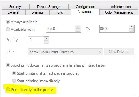 Powershell Setting Property Print Directly To Printer Stack Overflow