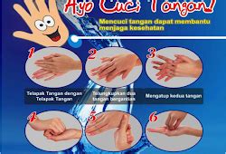 Poster Cuci Tangan Langkah Amat