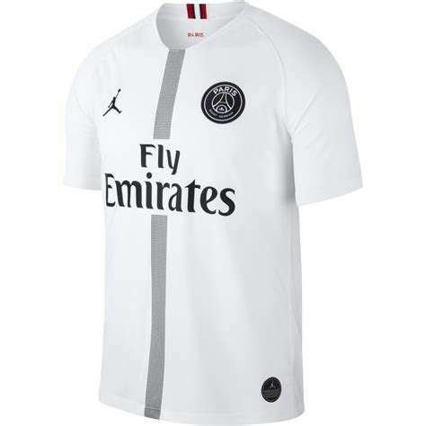 It also gives a first look at the . Maillot PSG Jordan third blanc 2018/19 sur Foot.fr