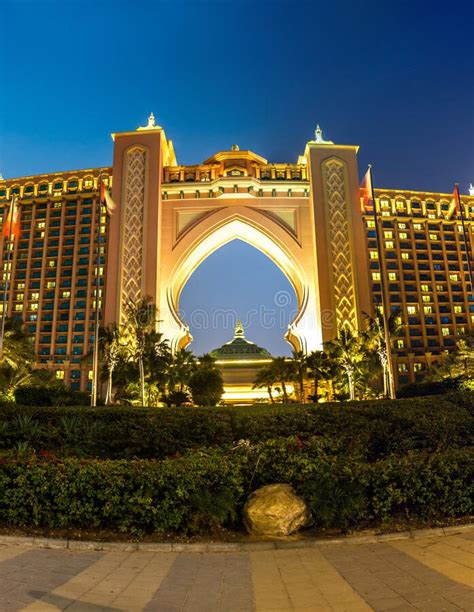 Atlantis The Palm Hotel En Dubai Foto De Archivo Editorial Imagen De