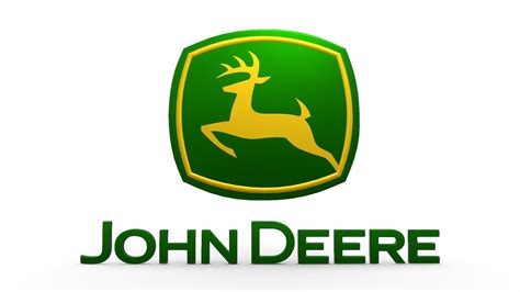 3d John Deere Logo Emblem Cgtrader