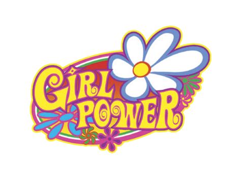 90s Retro 2000s Girlpower Flower Sticker By Simjangjimin