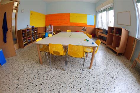 Inside Of The Kindergarten Classroom Stock Photo Image Of School