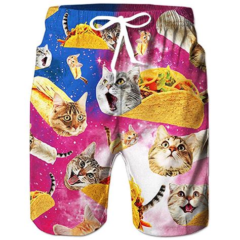 Taco Cat Swim Trunks Shorts For Men