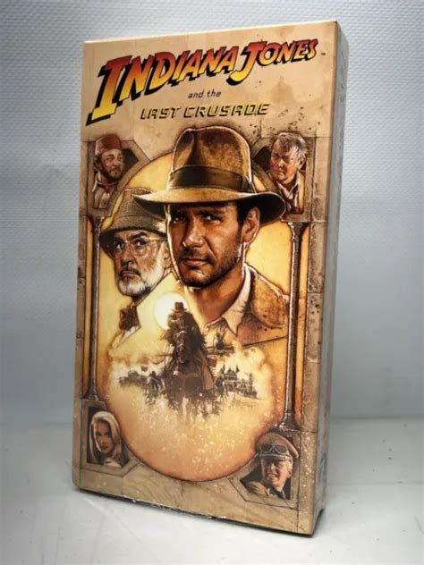 Indiana Jones And The Last Crusade Vhs New Sealed Watermarked Free
