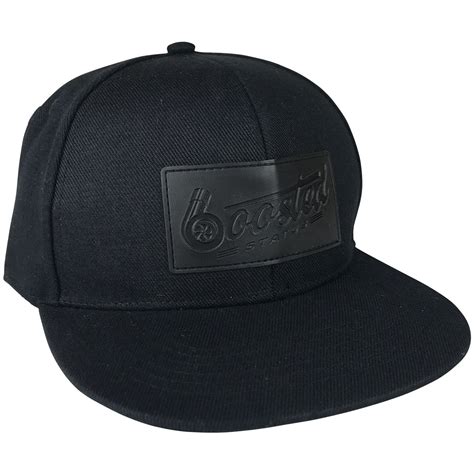 Boosted Status Snapback Hat All Black