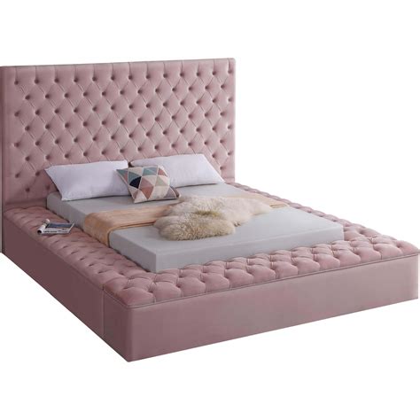 Although it would be impossible to cover them all (since. Meridian BlissPink-F Bliss Full Bed w/ Storage in Deep Tufted Pink Velvet