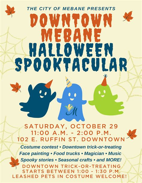 Downtown Mebane Halloween Spooktacular Mebane Nc