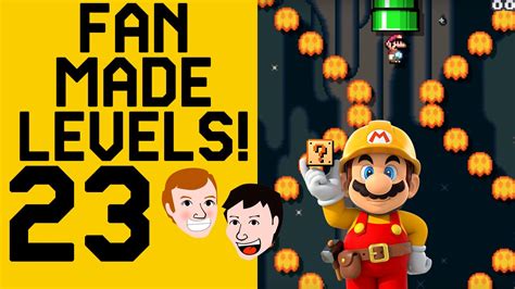 Super Mario Maker Fan Levels World Record Part 23 Game Bros
