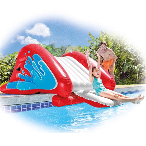 Intex Kool Splash Inflatable Water Slide Center W Sprayer Redopen Box 78257326587 Ebay
