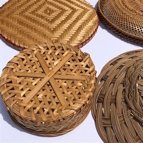 Check out our rattan wall decor selection for the very best in unique or custom, handmade pieces from our wall décor shops. Woven Natural Chinoiserie Bamboo Cane Rattan Baskets ...