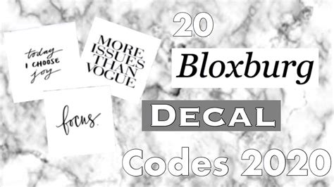 Aesthetic Decal Id Codes Roblox Bloxburg