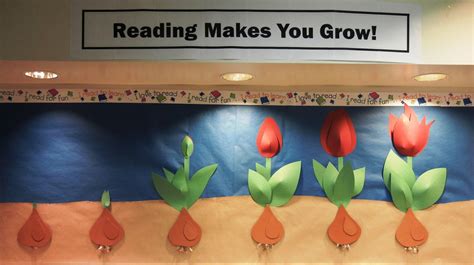 10 Attractive Spring Library Bulletin Board Ideas Reading Makes You