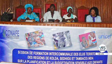 Senegal Collectivites Societe Tambacounda Des Lus Form S Sur La