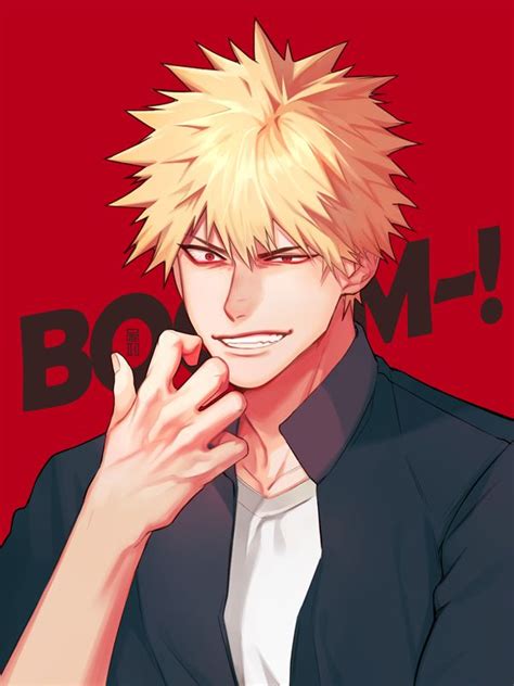 Katsuki Bakugo My Hero Academia Credits To The Artists Ulliperc My