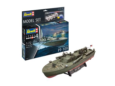 Revell Model Set Patrol Torpedo Boat Pt 109 172 Bouwpakket Met Lijm En