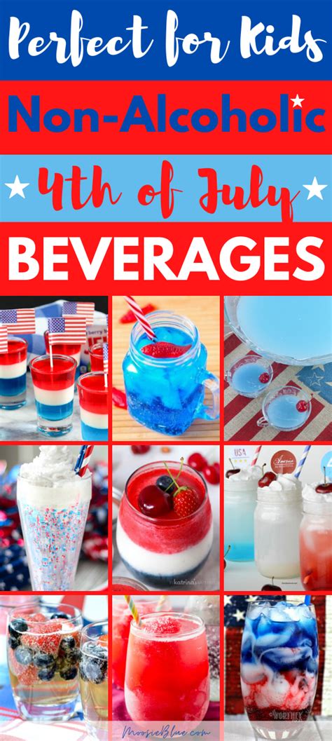Non Alcoholic 4th Of July Drinks Moosie Blue Fourth Of July Drinks Alcoholic Drinks 4th Of