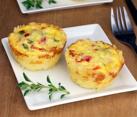 Rice And Egg Breakfast Cups Recipe