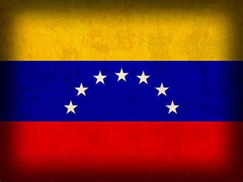 Venezuela Flag Distressed Vintage Finish Photograph By Design Turnpike