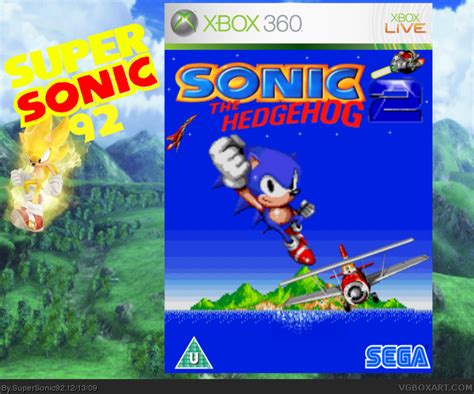 Sonic The Hedgehog 2 Xbox 360 Box Art Cover By Supersonic92
