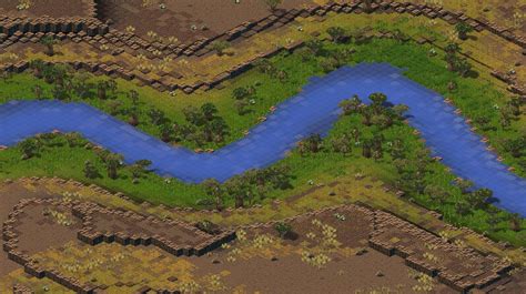 Pin By Dashal On Isometric Landscapes Pixel Art Wetland Landscape