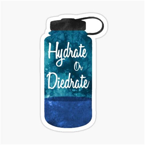 Hydrate Or Diedrate Sticker For Sale By Jnart Redbubble