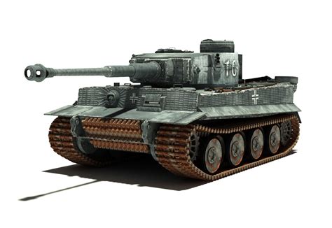 Tank Tiger Pzvi Ausfh1 3d Model