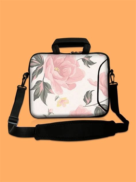 Rose Floral Laptop Bag Computers For Moms