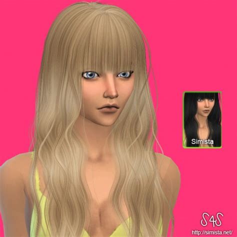Simista May 79f Hairstyle Retextured Sims 4 Hairs