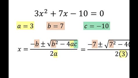 Ecuaciones Cuadráticas Por Fórmula General 035