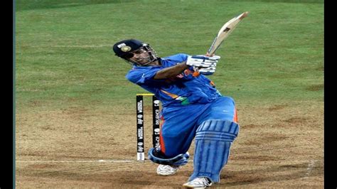 Winning Six By Ms Dhoni In World Cup Final 2011 Youtube