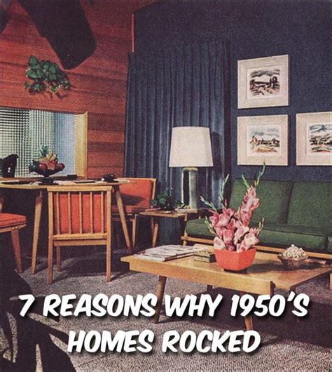 7 Reasons Why 1950s Homes Rocked Big Chill 1950s Living Room