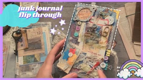 My Junk Journal Flip Throughsuper Chunkyretro Junk Journal Ideas And
