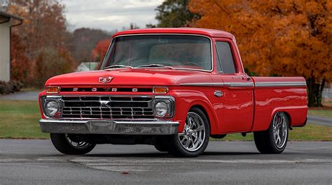 Morgan Mcclure Motorsports 1966 Ford F 100 With Thunderbird V8 Up For