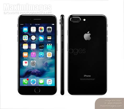Photo Of Apple Iphone 7 Plus Front Side And Back View Stock Image