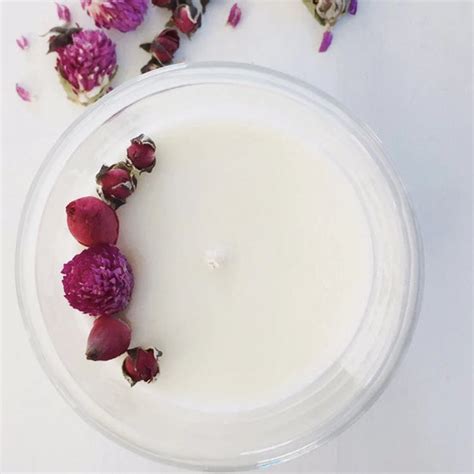 Handmade Soy Candle In The Pink