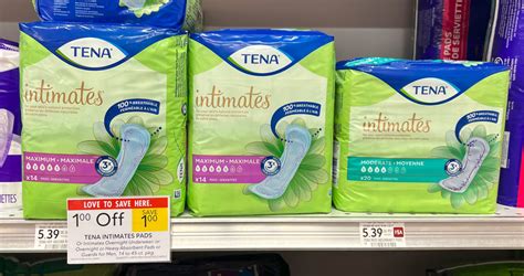 Tena Pads As Low As 139 At Publix Iheartpublix