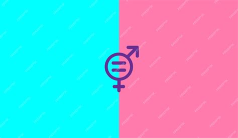 Premium Vector Gender Equality Concept Venus And Mars Symbols On A