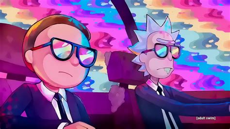 Rick And Morty Neon Wallpaper