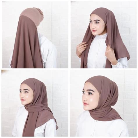 jual 𝗛𝗶𝗷𝗮𝗯𝗲𝗿 𝗦𝘁𝗼𝗿𝗲 jilbab hijab pashmina inner 2 in 1 bisa bolak
