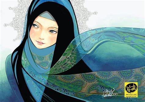 مجموعه تصویرسازی های گرافیکی خورشید خانم ، با موضوع حجاب رهیافته انجمن شهید ادواردو آنیلی