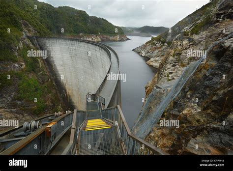 Gordon Dam Tasmania Stock Photo Alamy