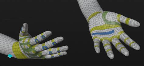 Topology Modeling Human Hands Blendernation