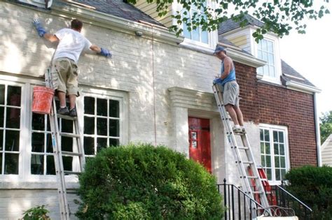 Brick painting is usually a cost effective solution when looking to hire house painters. How to Paint Brick | Hunker