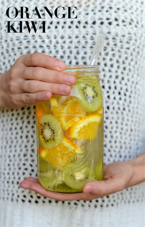 Orange Kiwi Fruit Infused Waters That Will Make You Feel Amazing