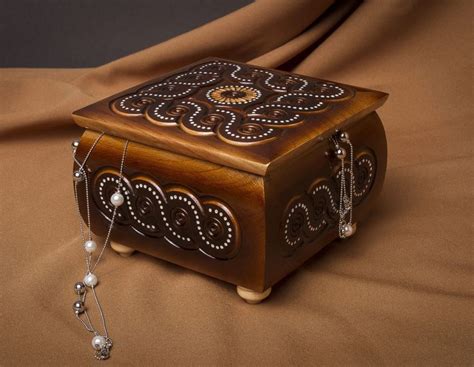 Buy Stylish Handmade Wooden Box Jewelry Box Design Room Decor Ideas