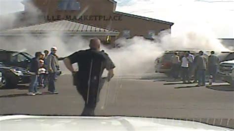 Incredible Video Of Police Officer Saving Man From Burning Car Abc7
